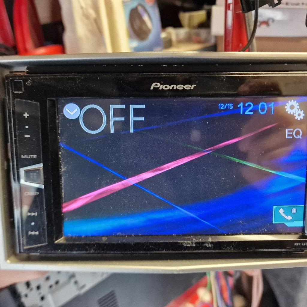 PIONEER MVH-AV280BT DO⁷UBLE DIN STEREO

TOUCH SCREEN

BLUETOOTH, RADIO, USB, AUX, REVERSE CAMERA

REVIEWS ARE BRILLANT

GRAB A BARGAIN

PRICED TO SELL

INCUDES VAUXHALL SURROUND IF NEEDED

COLLECTION FROM KINGS HEATH B14  OR CAN DELIVER LOCALLY

CALL ME ON 07966629612

CHECK MY OTHER ITEMS FOR SALE, SUBS, AMPS, SPEAKERS, WIRING KITS, TWEETERS ,6X9S ETC