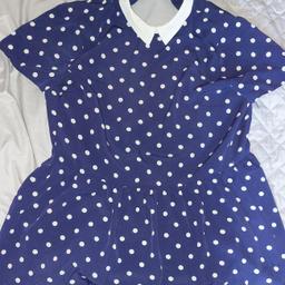lovely polka dot dress from River island. looks lovely on.
zip has broken - may be an easy fix for someone
collection Eastham or can post