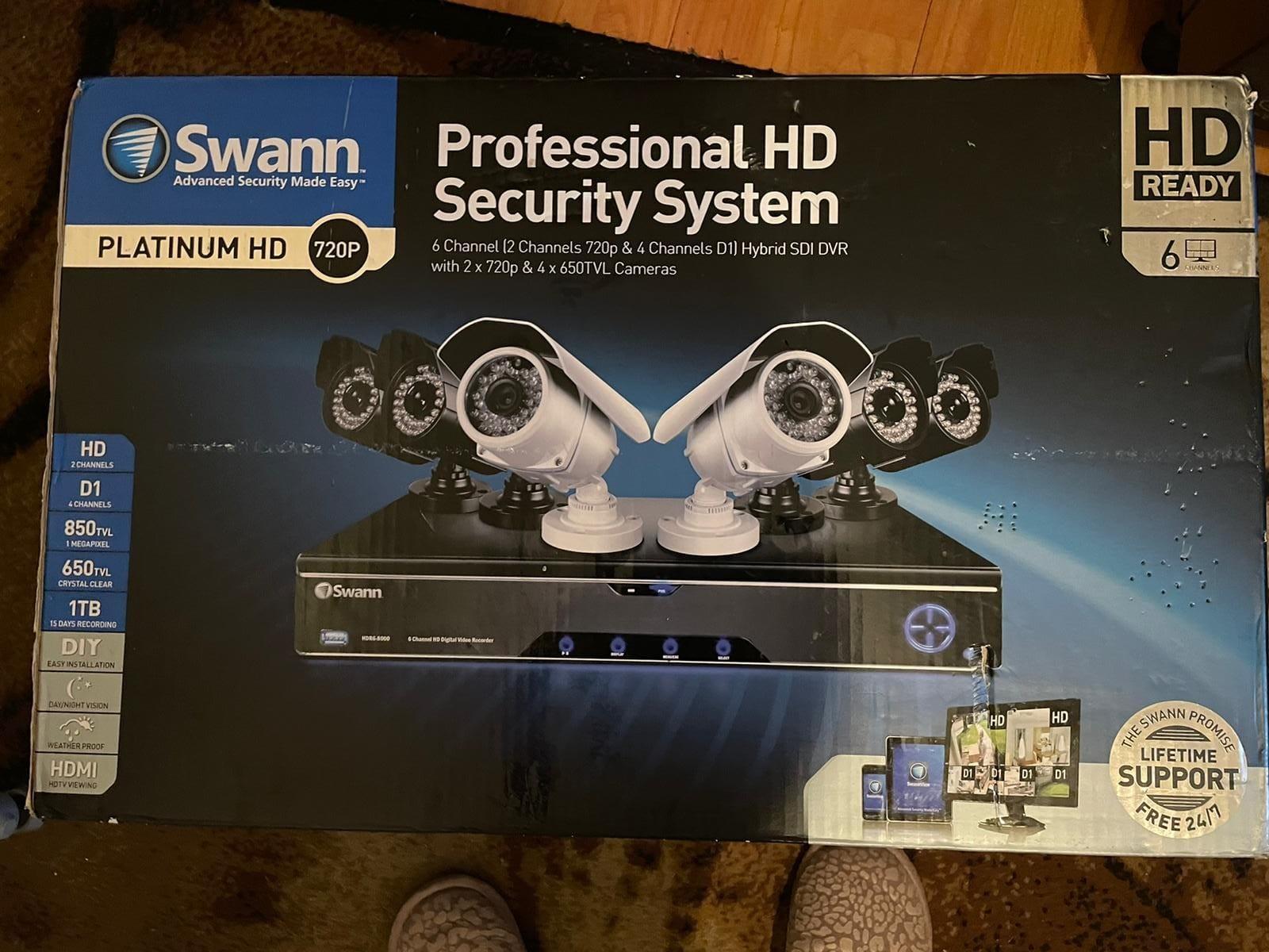 swann professional security system 960h