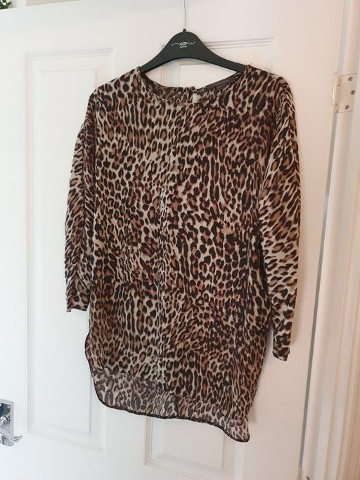 Buy & Sell West Midlands Dudley - Photos for Women's Leopard Print Blouse Size 12