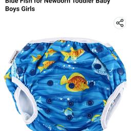 newer used. reusable swim nappies. boys/girls 0-36m. 