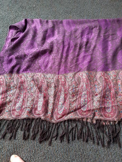 Buy & Sell West Midlands Dudley - Photos for Purple &Black Scarf / Shawl