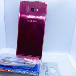 Samsung J4+ pink
32GB
3GB
Dual SIM
Card slot: Yes

Details: Like good, smartphone  with a tough protective case, impact-protective tempered glass.

Don't waste your time bargaining, you won't be answered.