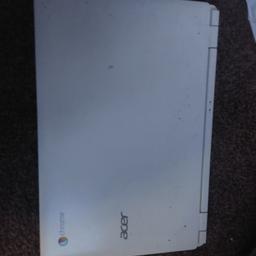 chrome book for sale need a new screen or u can put it to the TV and its still work open to offer