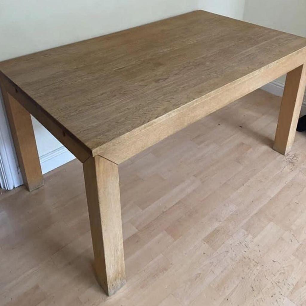 SOLID PINE WOODEN DINING TABLE (NO CHAIRS) in S62 Parkgate für £ 50,00