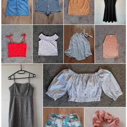 Super schönes Kleidungspaket für den Sommer in der Größe 36/S 🤗

Alle Sachen sind in einem super Zustand, einige auch noch ganz neu 😊

Marken sind Amisu, H&M, Zara und Hollister ☺

Bei Fragen oder Interesse gern einfach schreiben! 💫

#muttertagjedentag

#kleidungspaket #sommerpaket #sommersachen #sommerkleidung #kleiderpaket #bekleidungspaket #sommer #kleider #tops #röcke #shorts #blusen #neu #hollister #zara #paket