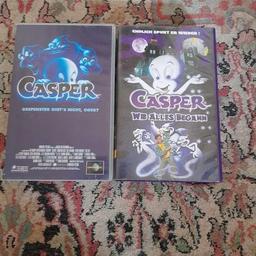 Verkaufe 2 Casper VHS-Kassetten in Top-Zustand.
