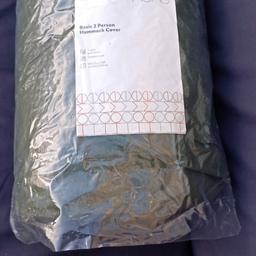Double, garden swing seat cover. Green in colour.
 Never used. still in packaging. £10. Collection from L11. Thankyou
