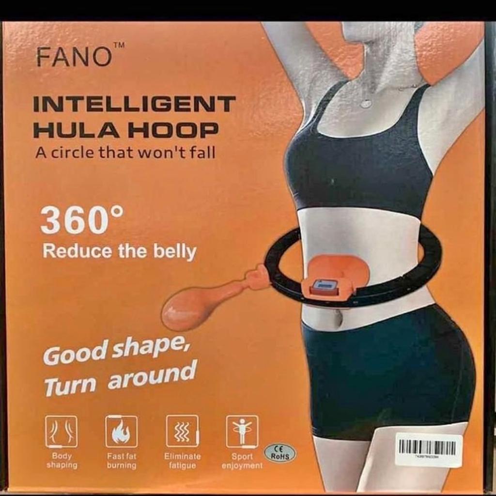 Hiya selling this brand new smart Hula Hoop, comes with a weight to attach to the hoop to exercise with, burns fat around the belly 360• as you exercise and in general good to use for your fitness and health. Collection Only from B19.