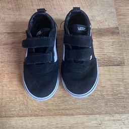 Girls size 9 vans worn as seen in picture but very good condition