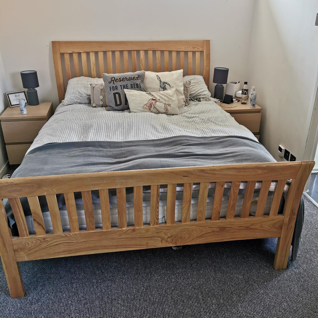 king size oak bed frame in BL6 Horwich für 80,00 £ zum Verkauf Shpock DE