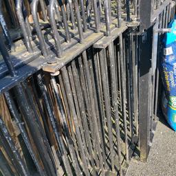 I have heave duty wrought iron gates which were placed at the front of our properties, as we had  a driveway made we got these removed.

The item is heavy duty.

Please feel free to ask questions for further details.
