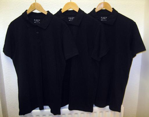 Buy & Sell West Midlands Wolverhampton - Photos for BRAND NEW BLACK POLOSHIRT x 3 - Size Large