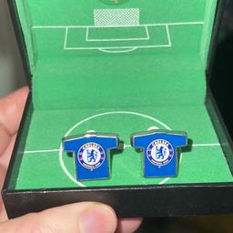 Chelsea siver cufflinks nee not used mint condition