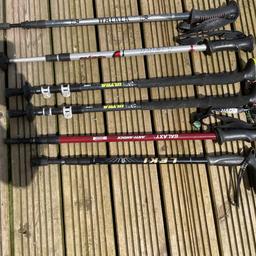 A selection of walking sticks open to offers