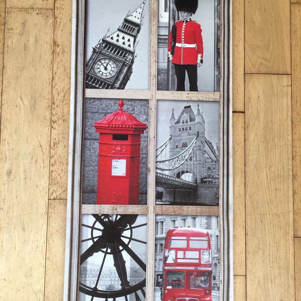Canvas(London Theme) hight 90m width 40cm. Please see photos. Collection only.
