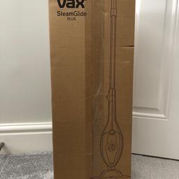 Brand new and unopened steam cleaner!
Vax brand - model CDHF-SGXA.
Multi purpose use.
Colour dark grey and blue.
Purchased as a present - but no longer required as it wasn’t suitable for purpose. Hoping it can be put to good use - as I already own one so a shame to waste.
Original purchase price £60 (£59.99)

Lightweight - 2.1kg
Comes with a 5m cord
10 piece multi purpose tool and accessory kit included - please see pictures above for details of items.
Steamer converts into handheld steaming device.
Can be used on multiple surfaces - tiles, taps, ovens, windows, mirrors etc.
The steam cleaner has variable steam control - level of steam can be adjusted depending on type of floor or surface being cleaned.

Happy to consider nearest offer.
Collection available from (B90) - happy to consider delivery depending on location.