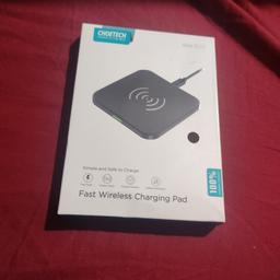 Brand new fast wireless charging pad cash on collection.