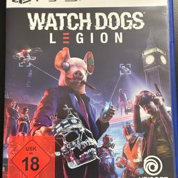 Verkaufe Watch Dogs Legion für die Ps5.
Kaum gespielt, wie neu.
Versand möglich, aber auf eigene Kosten.
Keine Rücknahme oder Garantie
