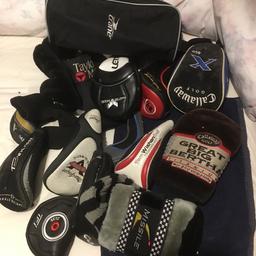 I have this load of golf head covers for sale plus shoe bag.
Selling the lot for £12
Ideal car boot sale items.
COLLECTION ONLY FROM ROTHERHAM S654HP
