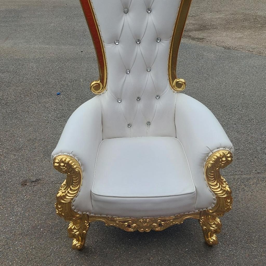 This chair will brighting your occasion

Hire from £100
Delivery price depends on your postcode

+a refundable deposit of £100 into my account before your booking

Message or call me on 07496619018 for your booking