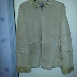 Warehouse Suede Jacket, Size 16, only worn once, as it was a little big for me. it is in very good condition and it is kept in the jacket bag for safe keeping.
Please note that the delivery cost will be extra.