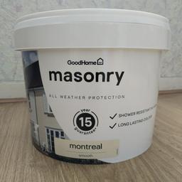 brand new masonary paint 10L in Montreal Smooth