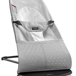 Ergonomic baby bouncer proper head and back support
Fun and natural rocking that stimulates your babys development
From 8 lbs/21 in (3.5 kg/53 cm) to 29 lbs (13 kg) (approx. for newborns and toddlers up to the age of 2)
Three different height positions and one transport mode
The fabric seat is easy to remove and machine washable
Coming in original packaging. Like new condition