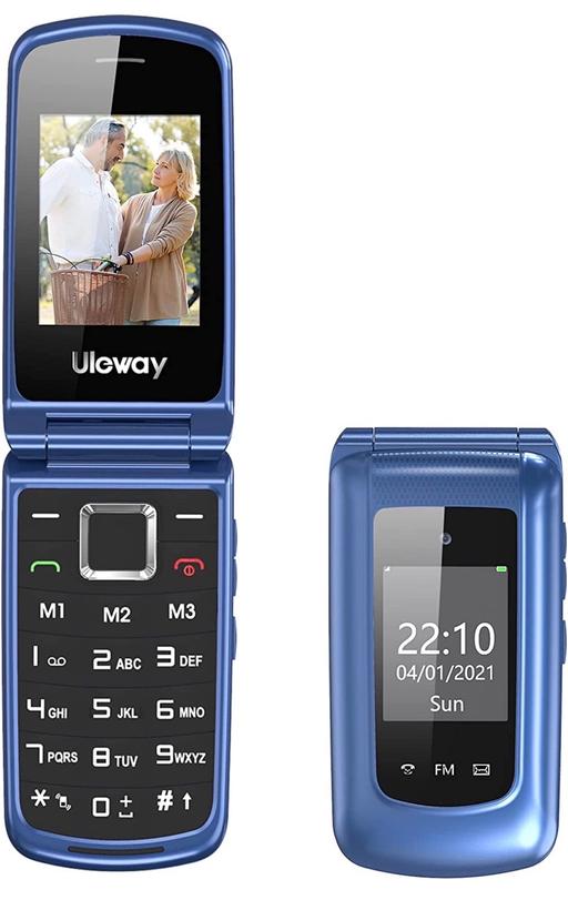 Buy & Sell Hampshire Gosport - Photos for Uleway Unlocked Flip Phone Sim Free, Blue