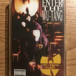 Wu Tang Clan - Enter the Wu Tang 36 Chambers Cassette Tape. Never been played. Cassette is in very good condition. Comes from a smoke and pet free home
