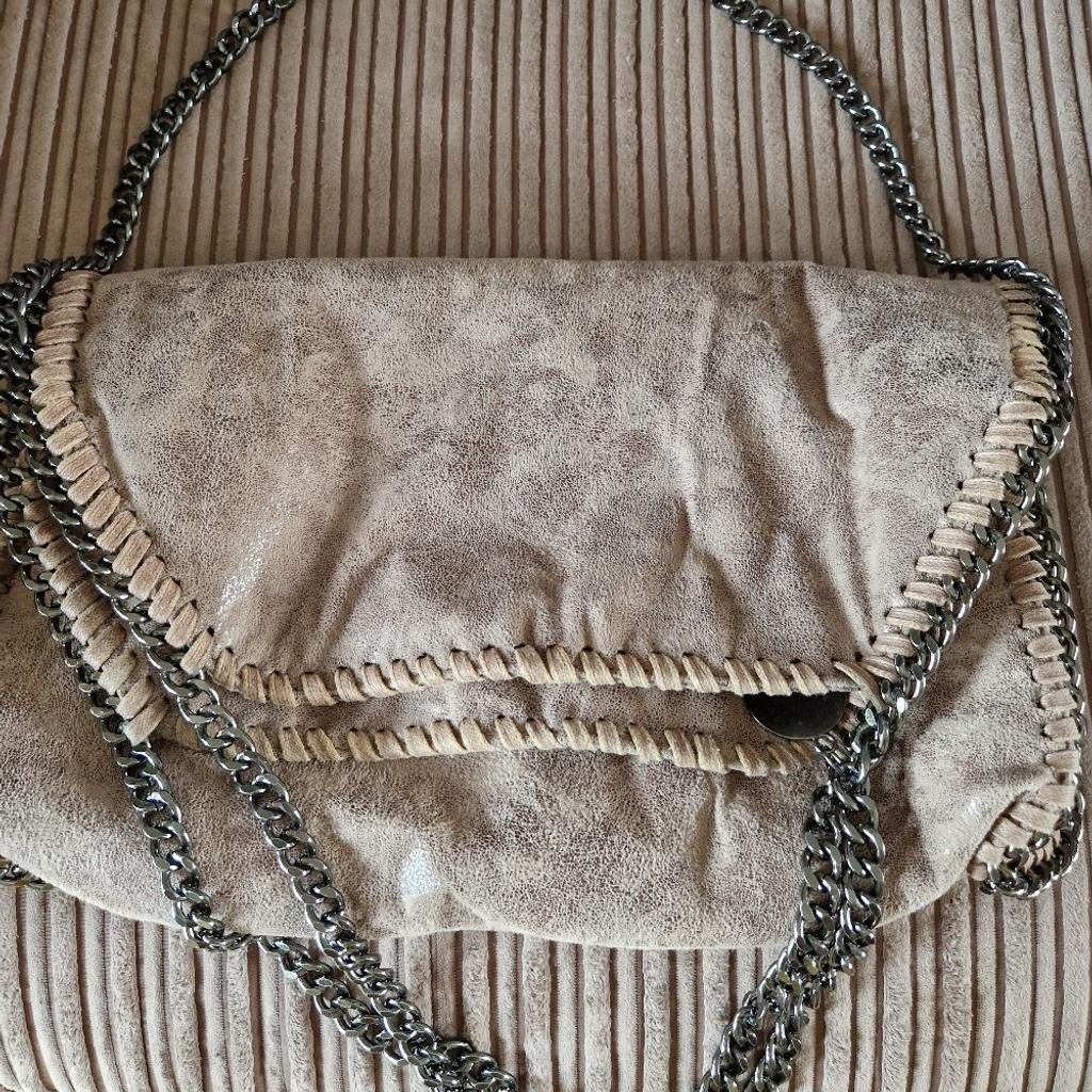 chain detail shoulder bag, see photos for measurements, smoke free home good condition.