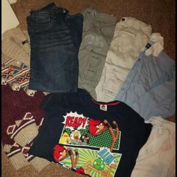 boys 9/10 bundle
1 jeans
2 combat shorts
1 sports shorts
1 long sleeve next shirt
1 thick cardigan
1 next tshirt

all in great condition but will need washing as been in storage

collection only. lots of items on page as having a clear out