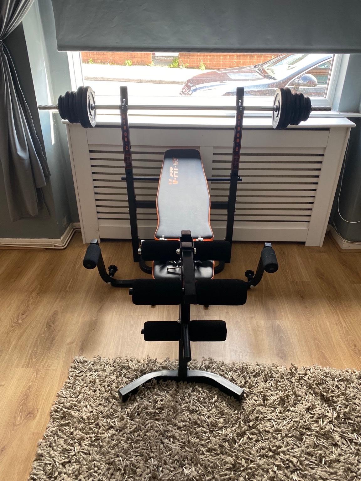 Last chance! Weights bench, weights and bars in WN6 Wigan for £100.00