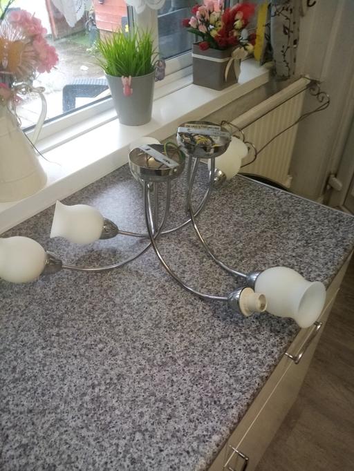 Buy & Sell Heath Town Wolverhampton - Photos for Pair Ceiling Chandelier. 