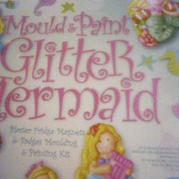 mould and paint glitter mermaid
