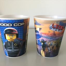 Two unused McDonald's LEGO MOVIE hologram cups. Postage available to any location in the world from trusted seller - selling successfully online since 2011. Please contact with any queries. All questions answered and offers considered.