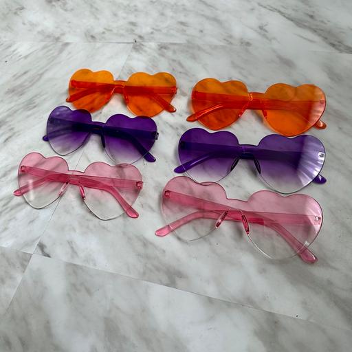 Buy & Sell South West London Clapham Junction - South West London - Photos for Set of six Heart shaped fashion glasses