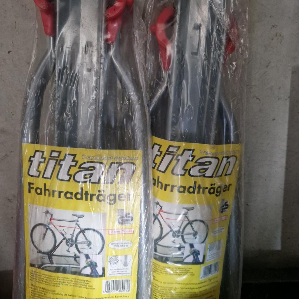 Fahrradträger Neu und Original Verpackt Top☆☆☆
2 Stück Satz 25€
1 Stück Satz 15€
Abholung nähe Nürtingen oder zum Versenden kein Problem!