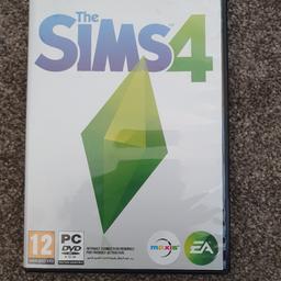 The Sims 4.
PC Game.
Immaculate condition.
Collection only.