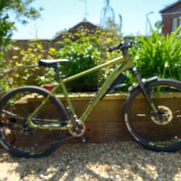 Whyte mountain bike 603 hardtail mountain bike 2021 model used a few times. New crank fitted and mudguards with speedo and miles led counter few minor marks and in very good condition.
priced to sell collection only. Also new pedals. I am open to sensible offers over 350. Thanks