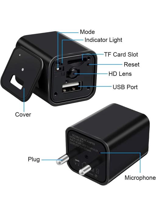 Buy & Sell Hampshire Gosport - Photos for USB Wall Charger Camera UYIKOO 1080P WiFi