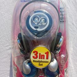 unbenutzt - originalverpackt

 
3 Kopfhörer in einer Packung:

1 Bügelkopfhörer
1 Freestyle Kopfhörer
1 In Ear Mikrokopfhörer
 

tierfreier Nichtraucherhaushalt
