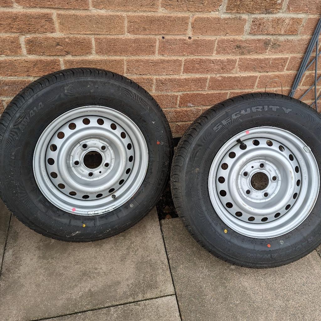 caravan /trailer wheels and tyres in LE67 Leicestershire für 150,00 ...