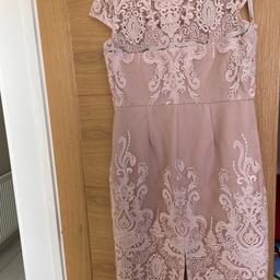Dusty pink dress From chi chi London 
Owen once for a wedding size 14