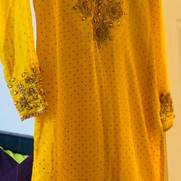 Beautiful Mehndi  Suit size medium condition like new