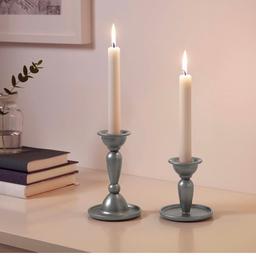 New Ikea Lonande Set of 2 Candlestick Holder 703.958.47 Aluminium 5.75" & 4"

* Elegant candlesticks that both give an atmospheric light and are beautiful in their own right.
* Includes: 2 candlesticks (height 4" and 5¾").
* Wipe clean with a damp cloth.
Description
Candleholder: Aluminum, Clear lacquerFoot: EVA plastic

Collection from Halesowen B63 1HH
Or happy to post Second class Royal Mail
Please check out my other items