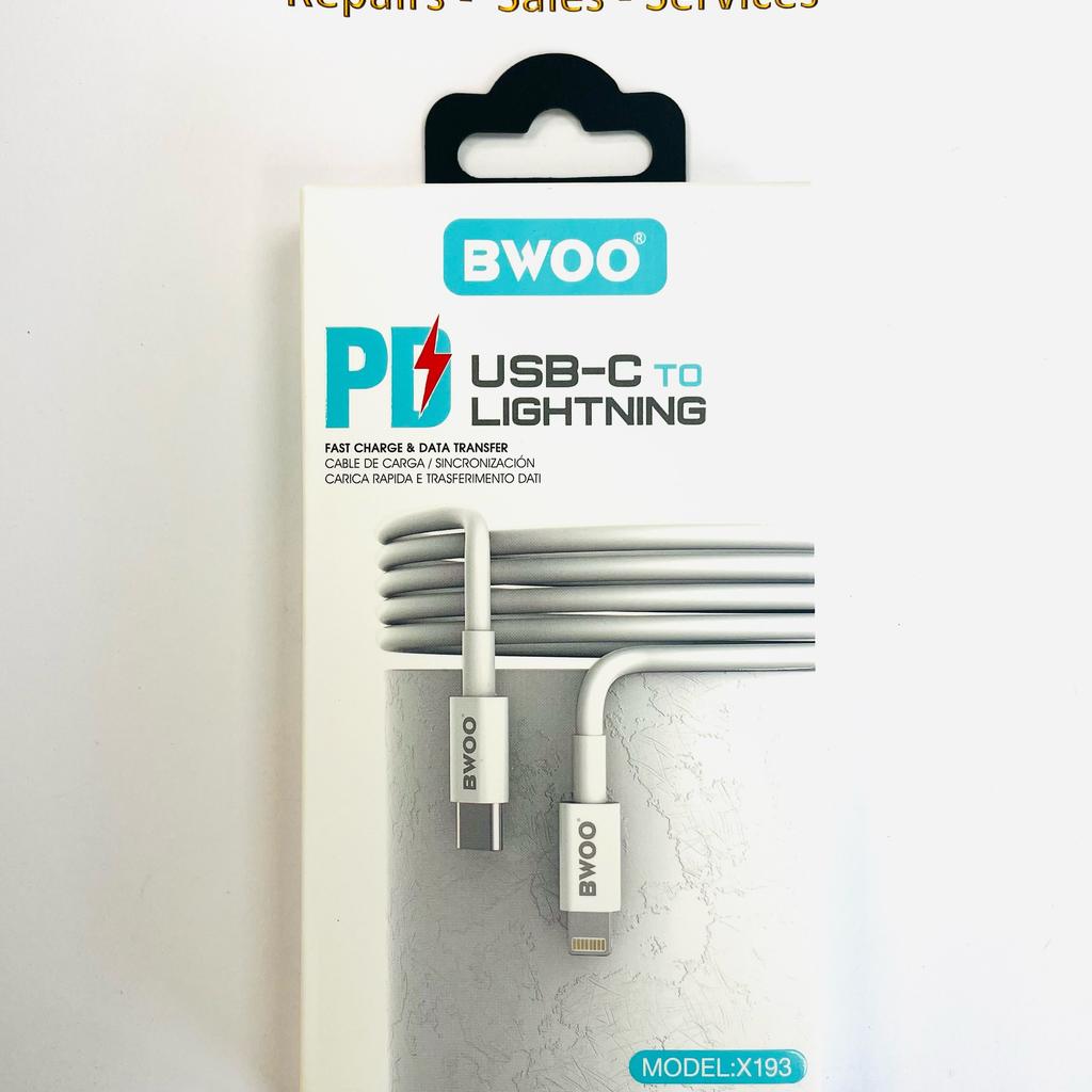 BWOO Lightning to Type C PD cable 1m in E4 London for £7.99 for sale ...