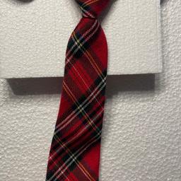 Krawatte Schottland mit Gummi rund um den Hals