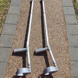 Hi I have for sale a pair of Coopers crutches in very good used condition, height adjustable