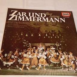 Verkaufe Schallplatte "Zar und Zimmermann" in sehr gutem Zustand.